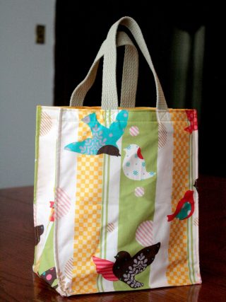 how to sew a tote bag with lining
