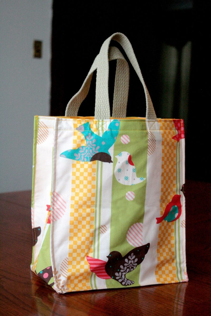how to sew a tote bag with lining