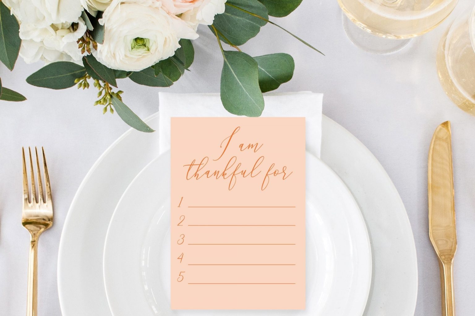 Thanksgiving Place Setting Printables - Craftbuds