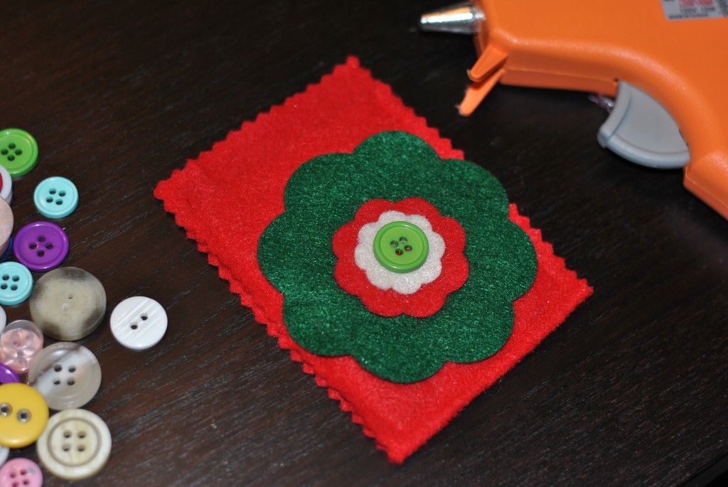 Felt gift card holder