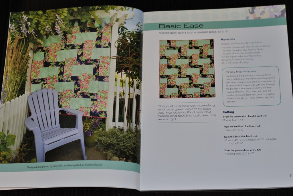 Modern Basics book: Basic Ease quilt