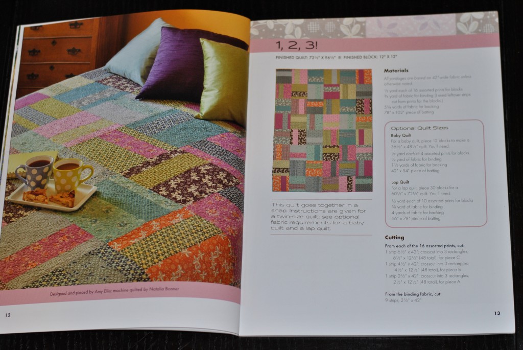 Modern Basics book: 1,2,3! quilt