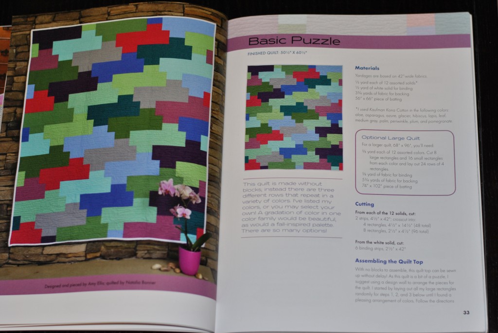 Modern Basics book: Basic Puzzle quilt