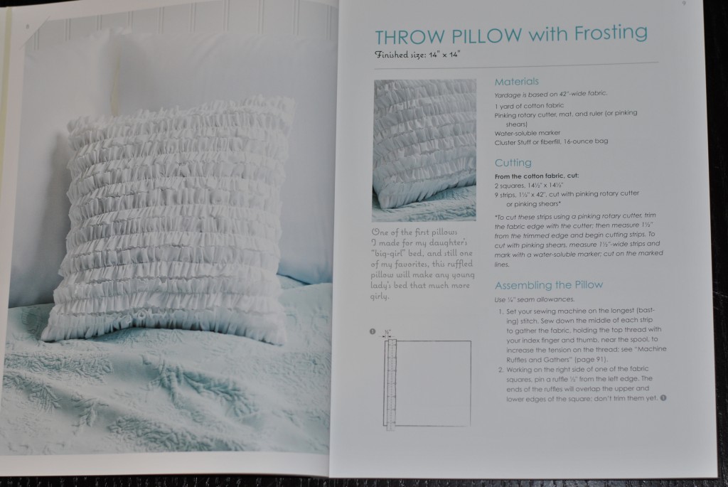 Make it Sew Modern book pillow