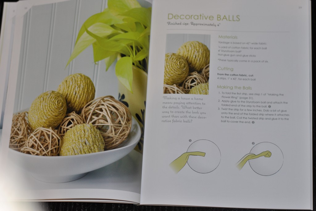 Make it Sew Modern book - decorative balls