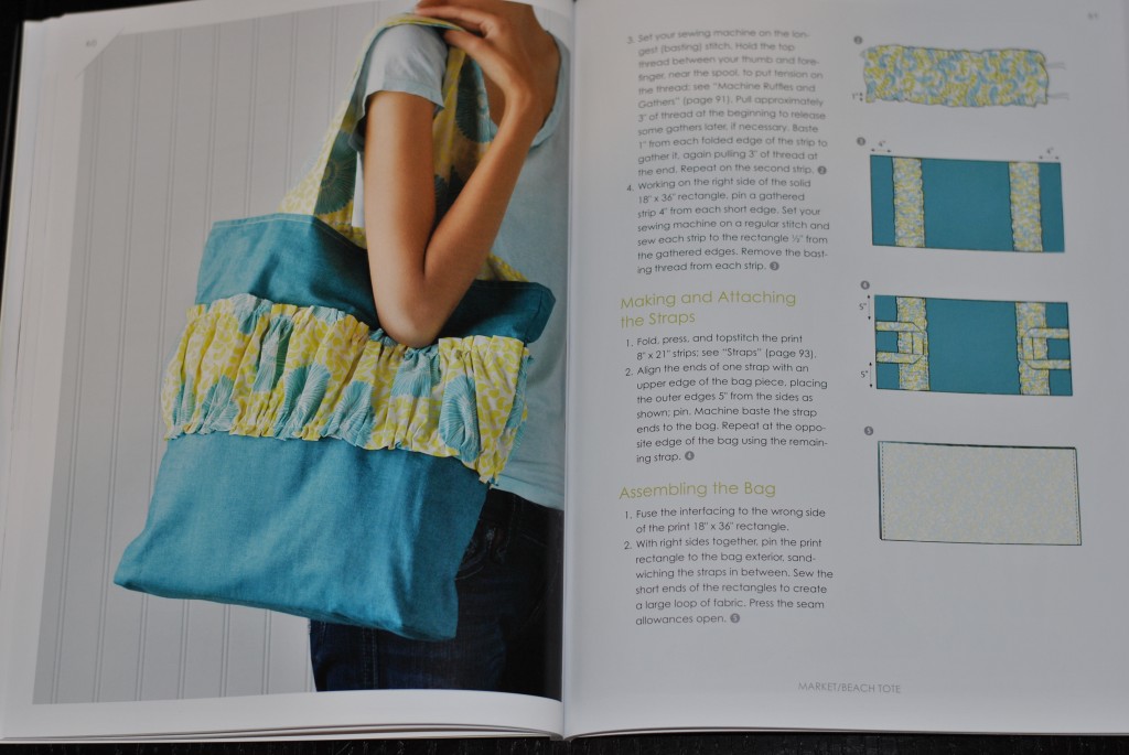 Make it Sew Modern book - tote bag