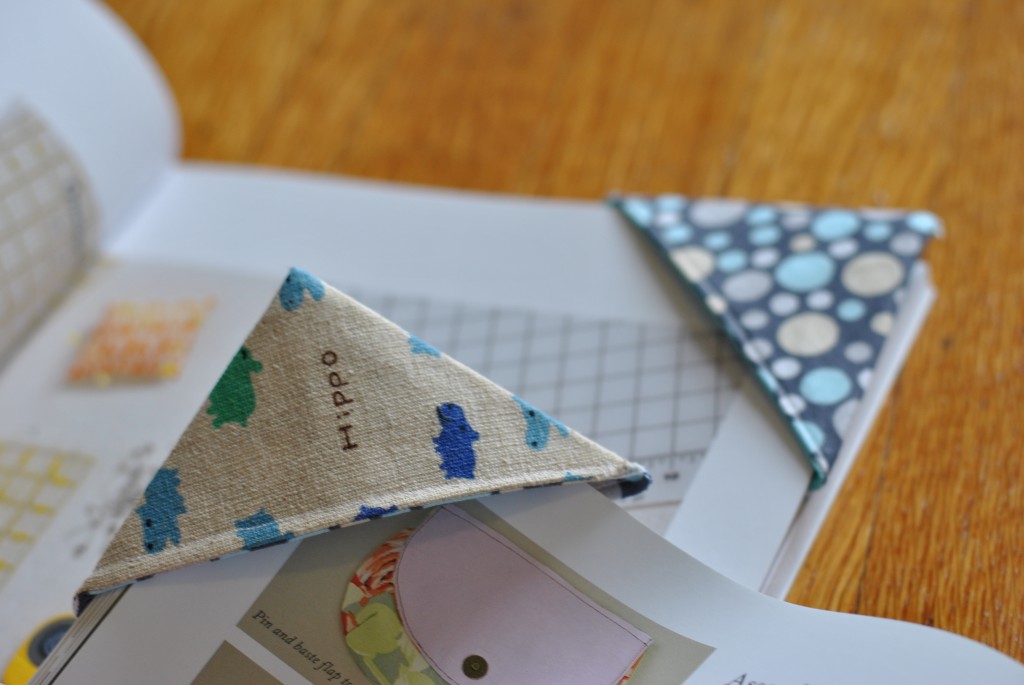 Fabric Corner Bookmarks | Craft Buds