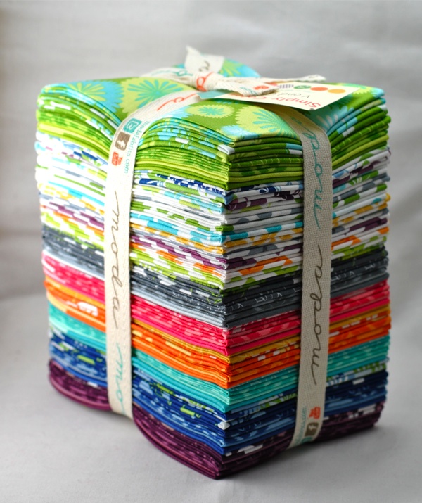 Simply Color fat quarter bundle Moda V&Co