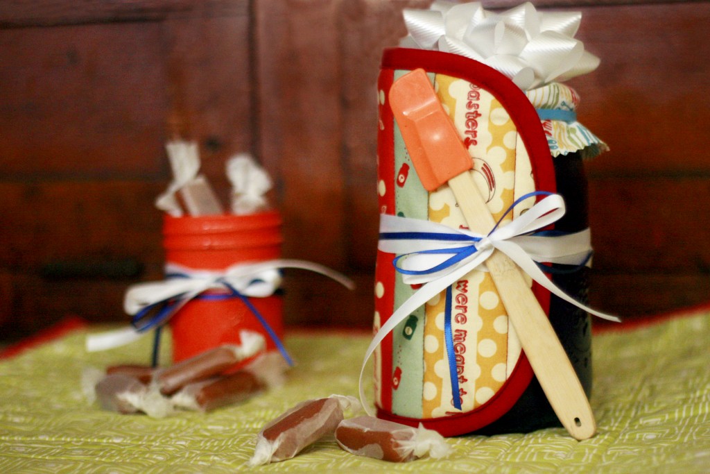 kitchen gift set in a jar