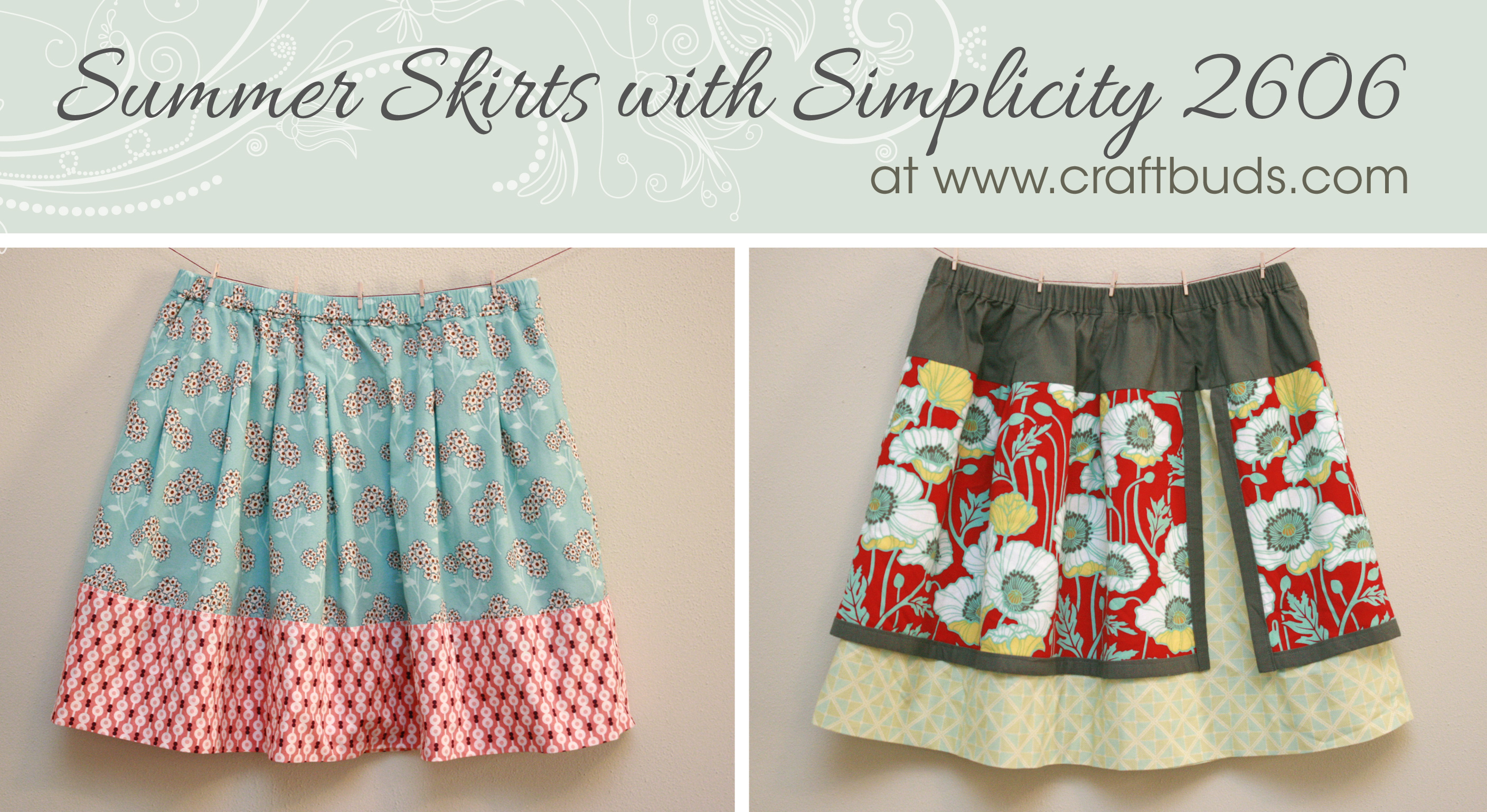Summer Skirts with Simplicity 2606 | Craft Buds