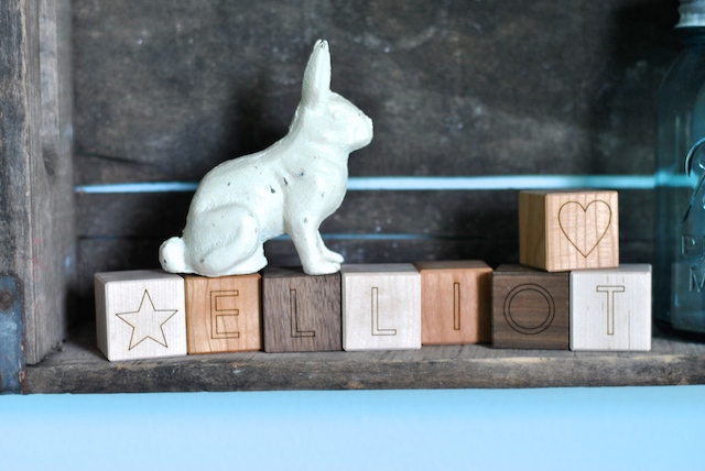 Little Saplling Toys Personalized Wooden Blocks