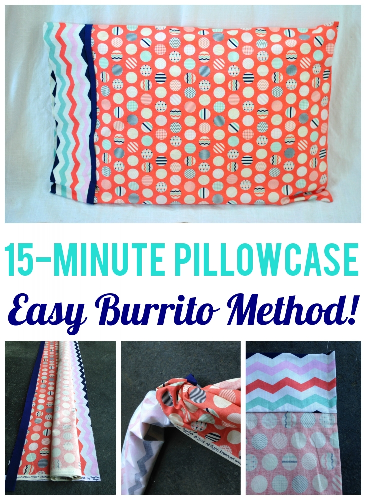 15-Minute "Burrito" Pillowcase Tutorial