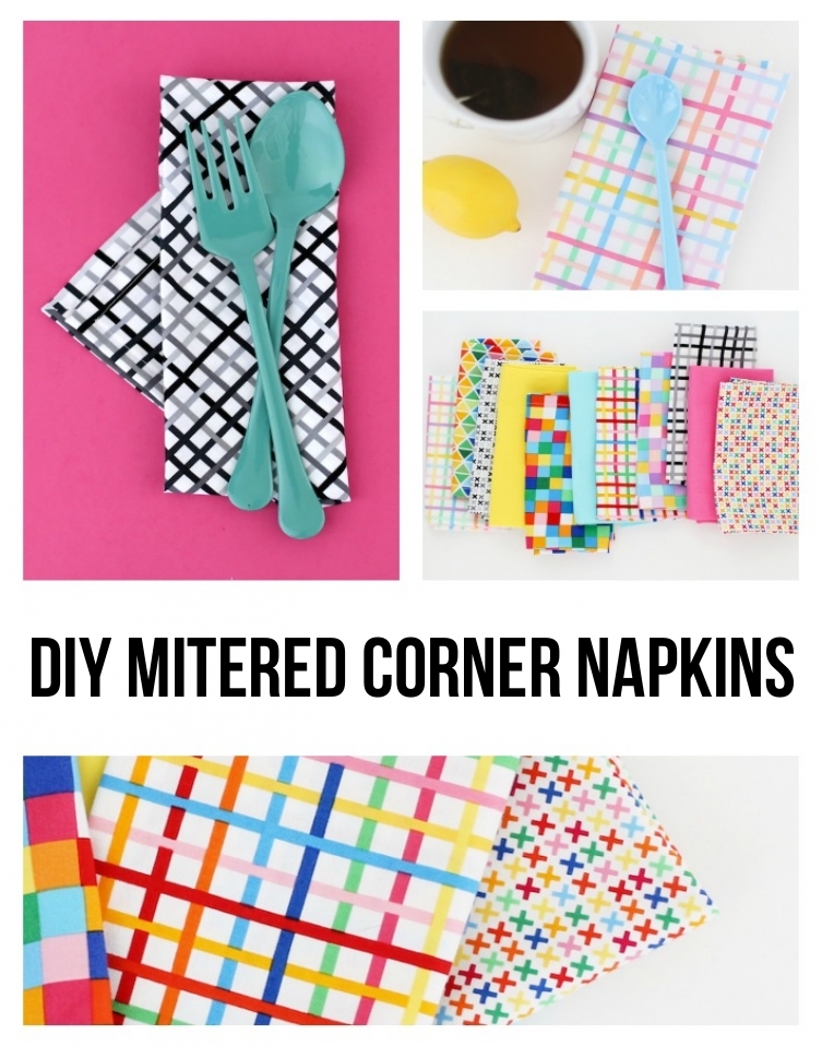 Mitered Corner Napkins