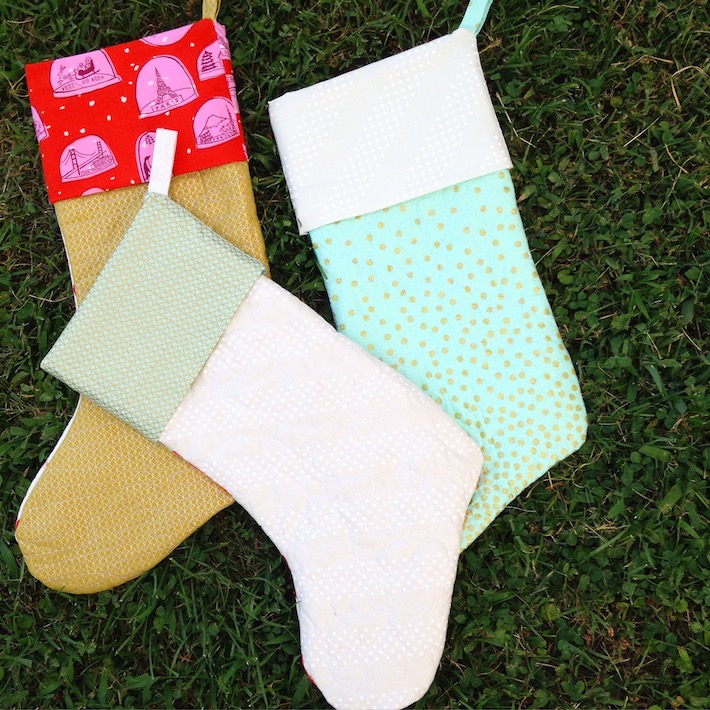 Holly Jolly Stocking Pattern: Quilted Christmas Stocking Tutorial