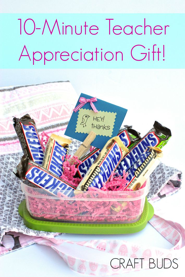 Snickers Teacher Appreciation Gift