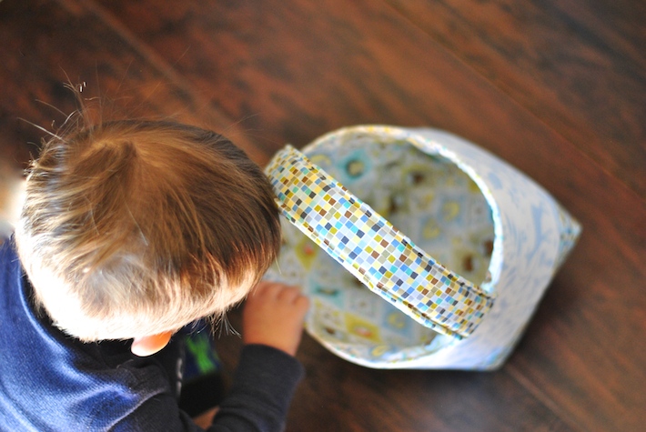 Fabric Easter Basket Sewing Pattern