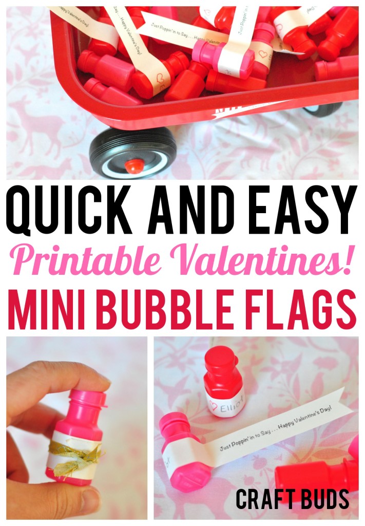 Free Valentine Printable Kids Classroom Bubbles - Craft Buds