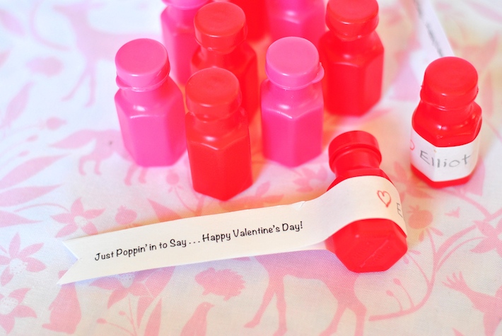 Free Valentine Printable - Kids Bubbles (Non-Candy Valentine) - Craft Buds