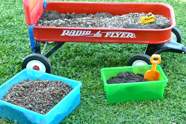 Dirt and Rocks Sensory Play for Toddlers