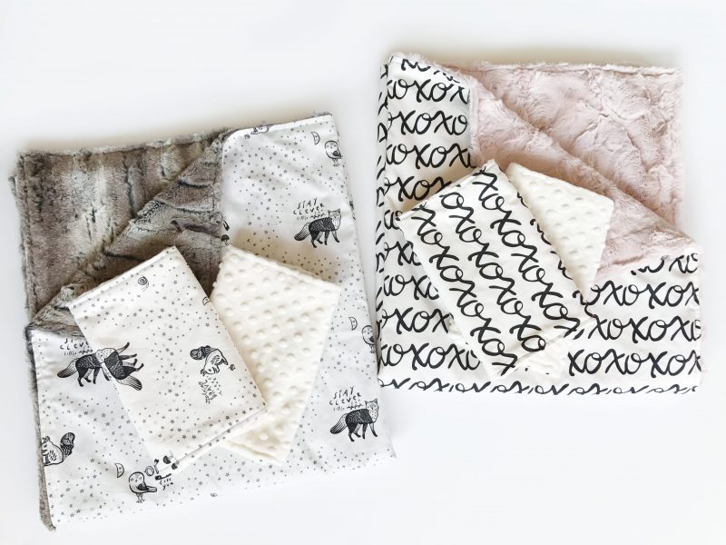 Personalized Self-Binding Baby Blanket - Craftbuds