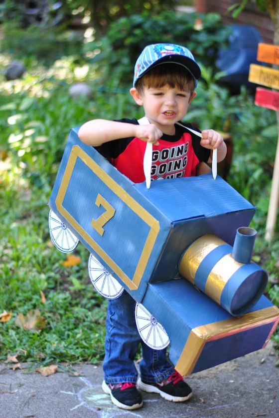 DIY Toddler Train Costume for Under $10 | Craft Buds
