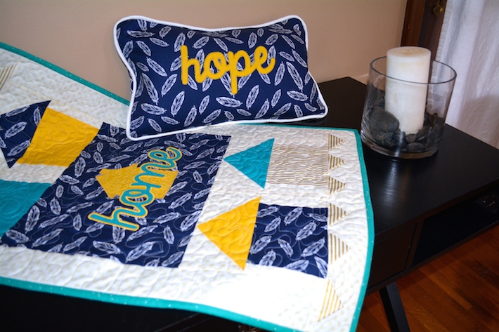 Home and Hope Applique Sewing