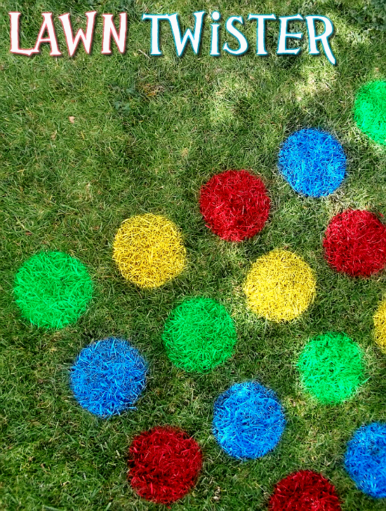 Lawn Twister game