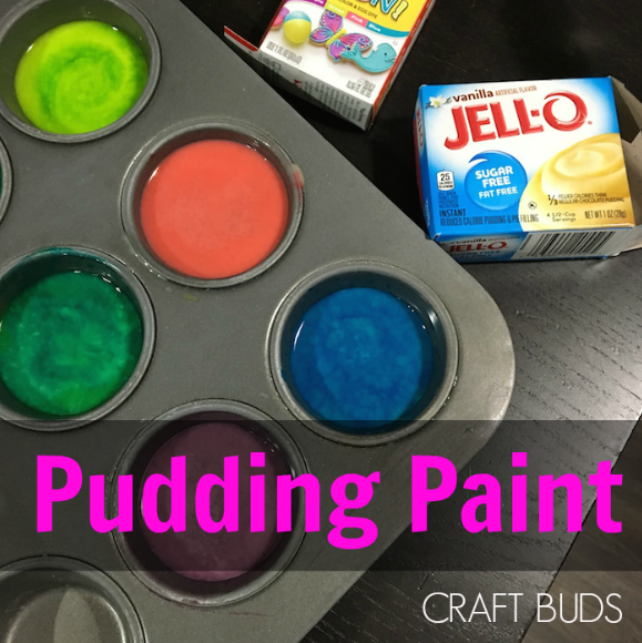 Pudding Paint DIY Craft Buds