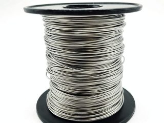 Artistic Wire, Silver Plated Craft Wire 20 Gauge Thick, 6 Yard Spool, Gold Color