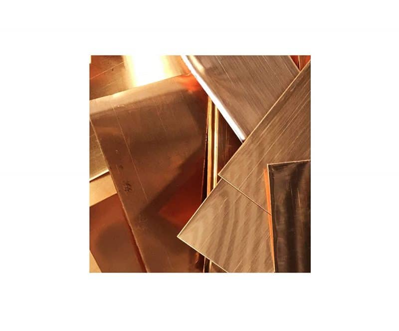 Copper Sheet Metal Scraps - 1lb Package of Various Size Copper Flat Pieces - 16 Oz Lead-Free Copper - 99.9% Pure Copper Sheet Metal - 24 Gauge Copper