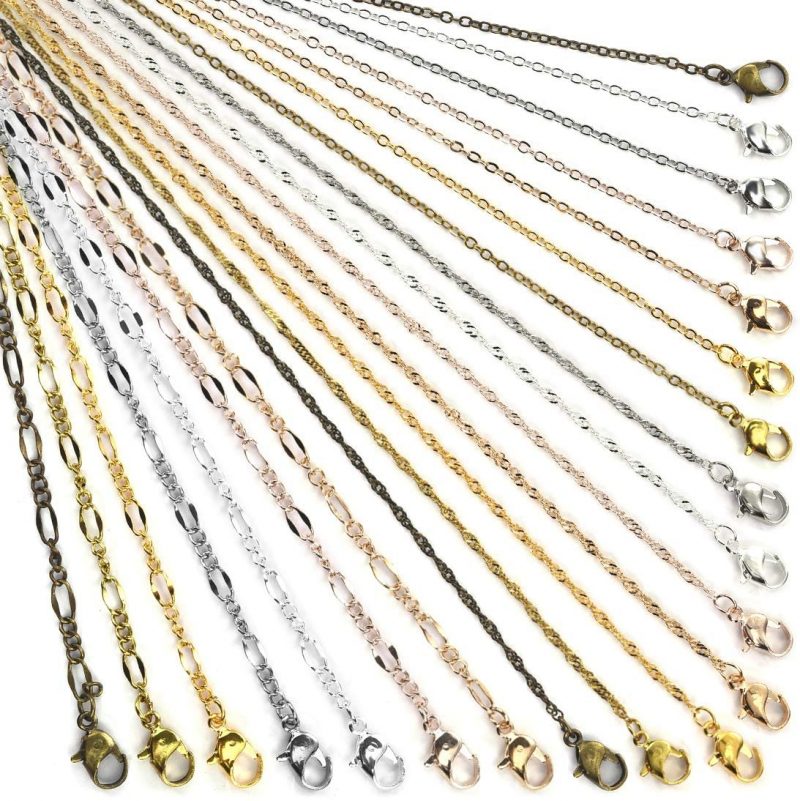 10 Crystal Clasp Charms Pendants for Bracelet Necklace Jewelry Making Gold