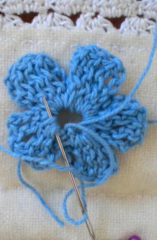 Easy Flower crochet 11