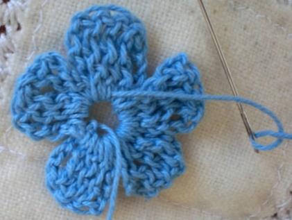 Easy Flower crochet 13