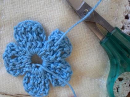 Easy Flower crochet 14