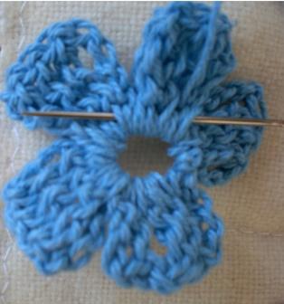 Easy Flower crochet 16