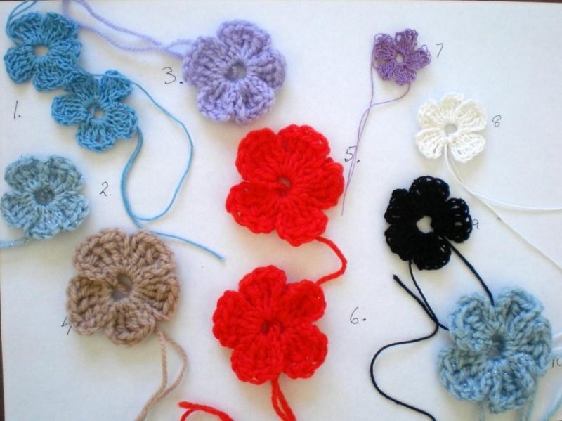 Easy crochet flower 10