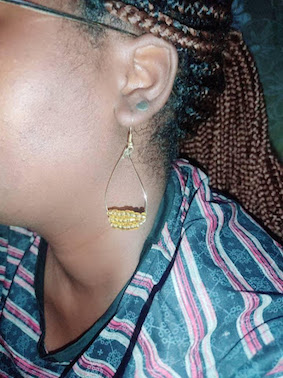 HOW TO MAKE HOOP EARRINGS WITH BEADS