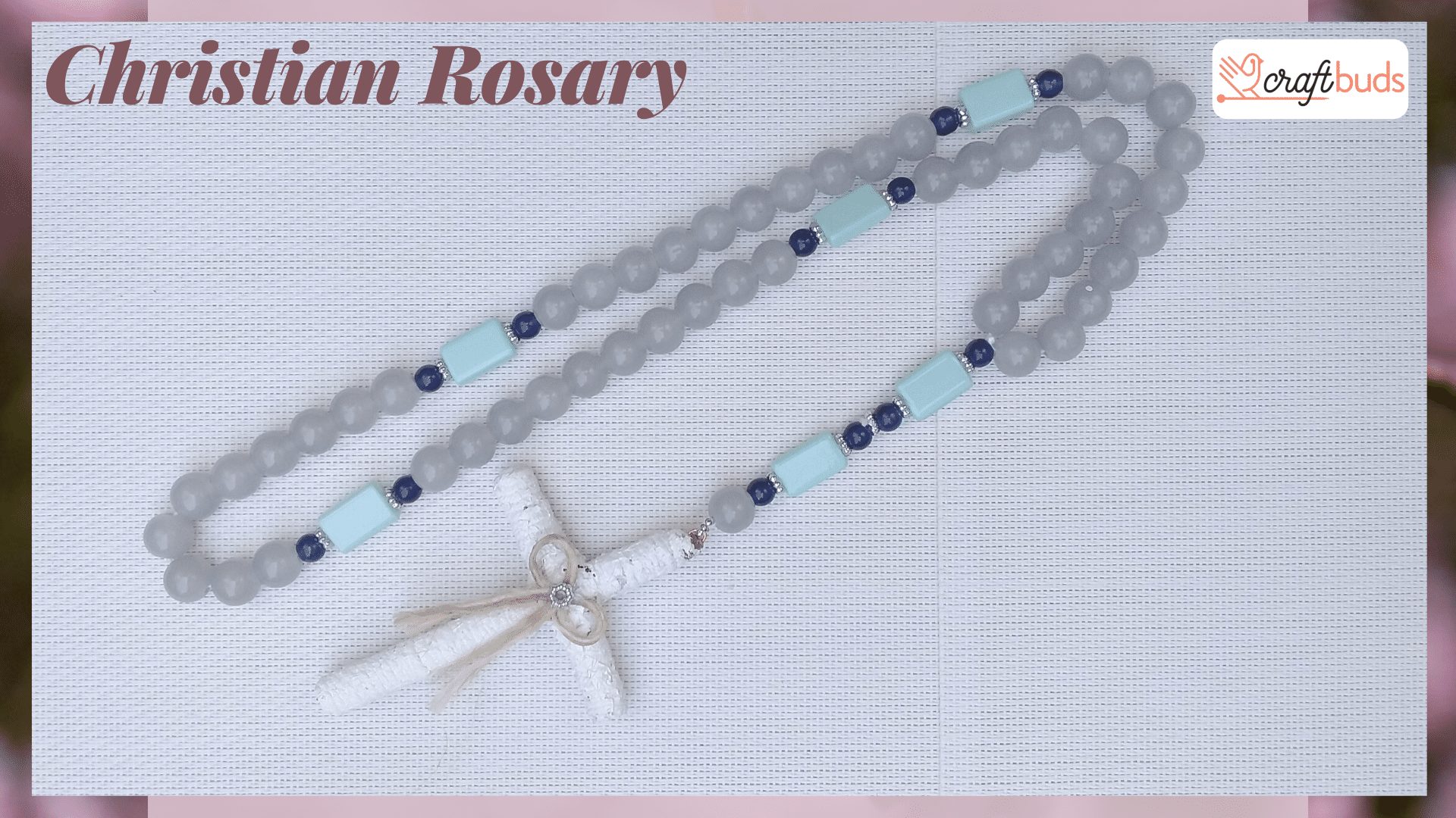 How to Make a Rosary With Cord And Beads 