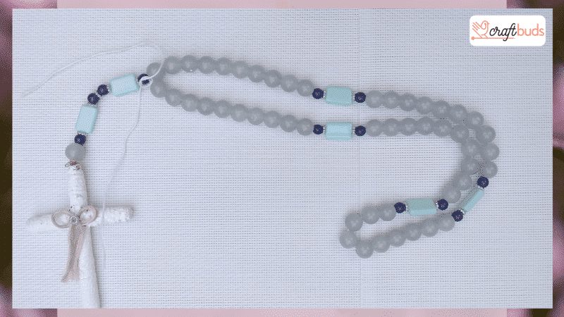 How to make a Rosary with String and Beads Step 12