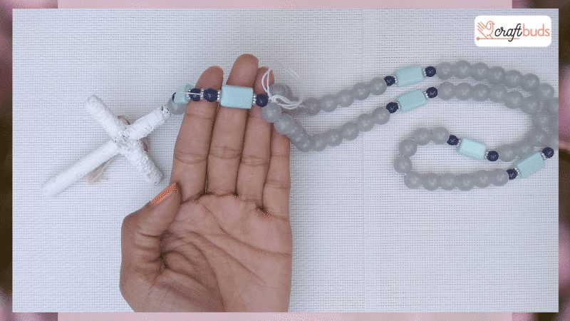 How to make a Rosary with String and Beads Step 13
