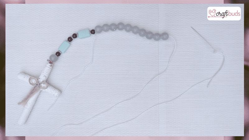 How to make a Rosary with String and Beads Step 4