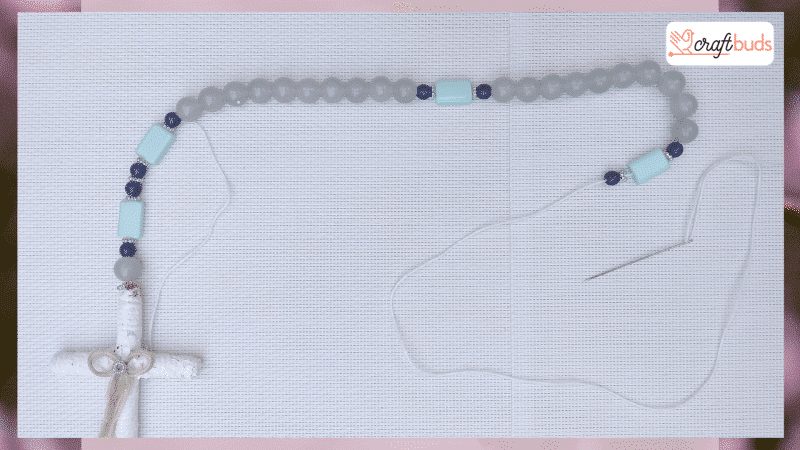 How to make a Rosary with String and Beads Step 7