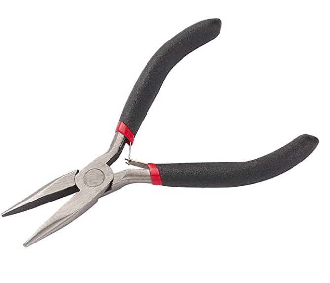 Beadthoven 1Set Chain Nose Jewelry Bending Beading Pliers