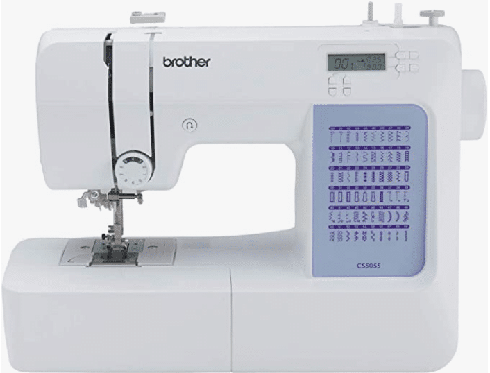 Brother CS5055 Computerized Sewing Machine, 60 Built-in Stitches, LCD Display, 7 Included Feet