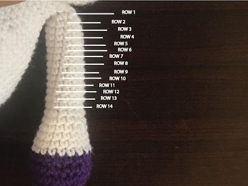 How to Count Crochet Rows