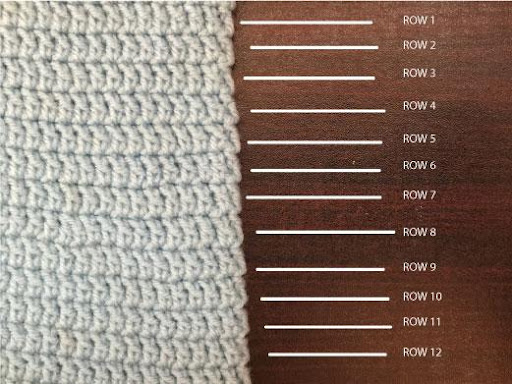 How to count rows in crochet rounds