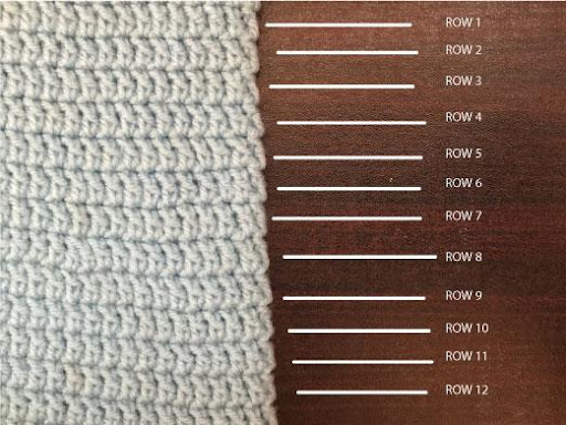 How to Count Single Crochet Rows