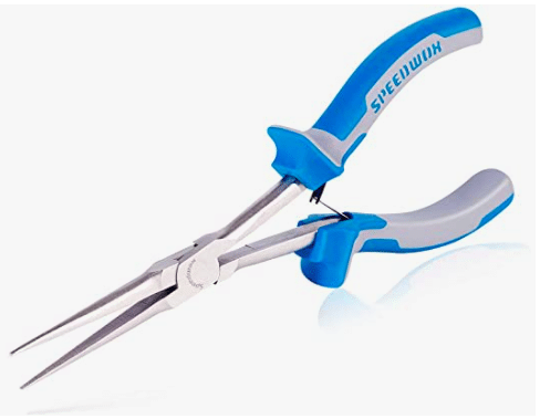 SPEEDWOX Long Reach Needle Nose Pliers 7 Inches Slim