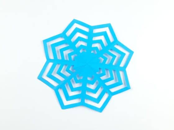 How to Make a Snowflake with Paper and Scissors?