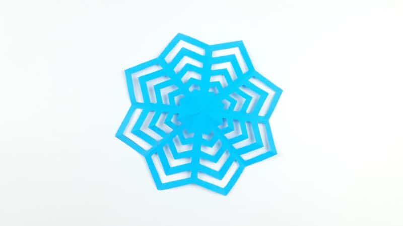 How to Make a Snowflake with Paper and Scissors?